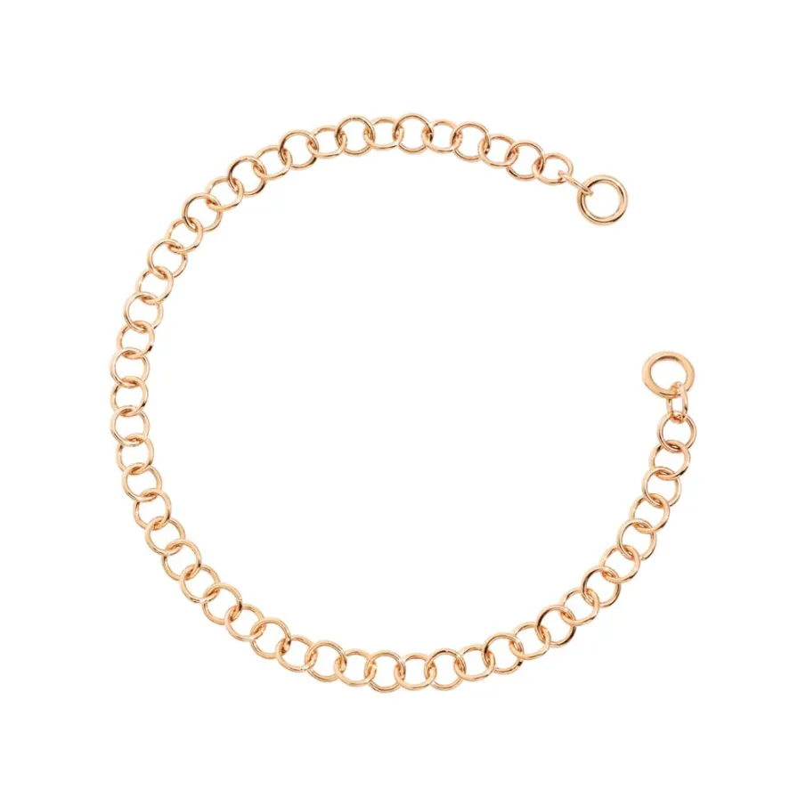 DODO PULSERA CADENA FINA ORO ROSA
