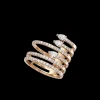 GOLD & ROSES ANILLO TRIPLE SATELITE DE SAUDADE