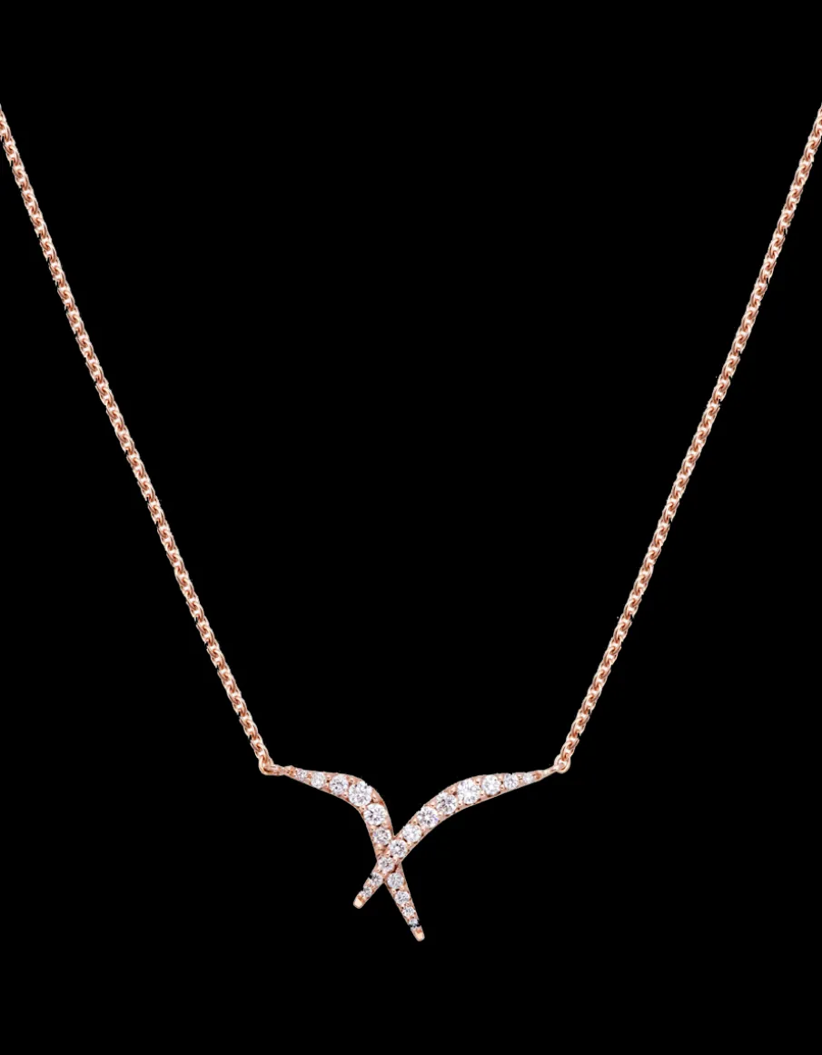 GOLD & ROSES COLLAR JARDIN DE AIRE DIAMANTES