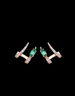 GOLD & ROSES PENDIENTES JARDIN DE AIRE