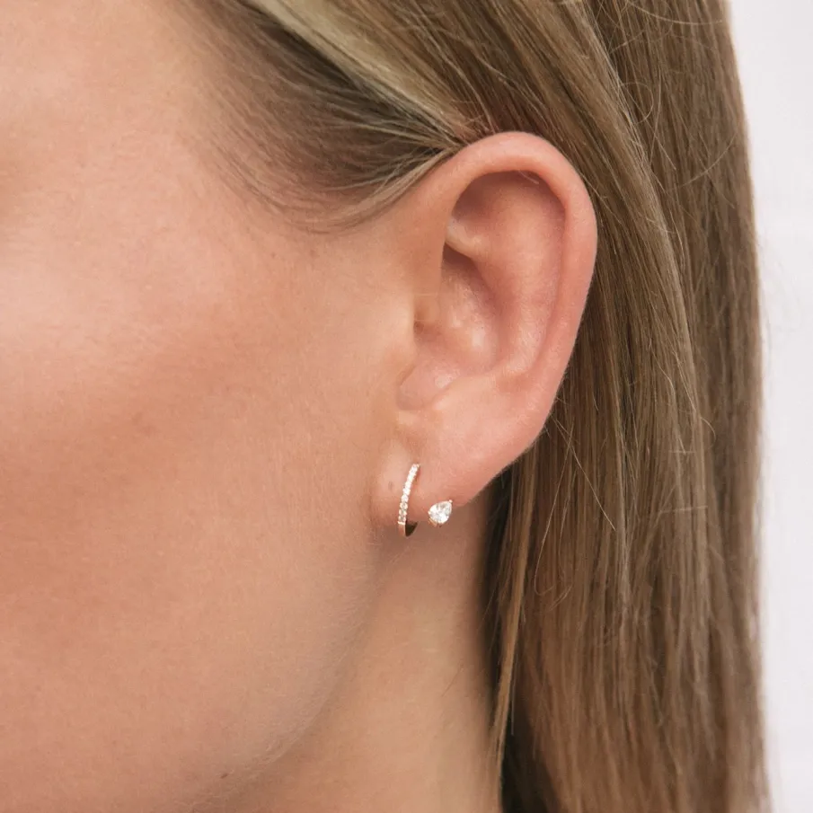 GOLD & ROSES PENDIENTES SATELITE DE SAUDADE